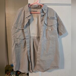 Columbia Stone Gray Utility Shirt